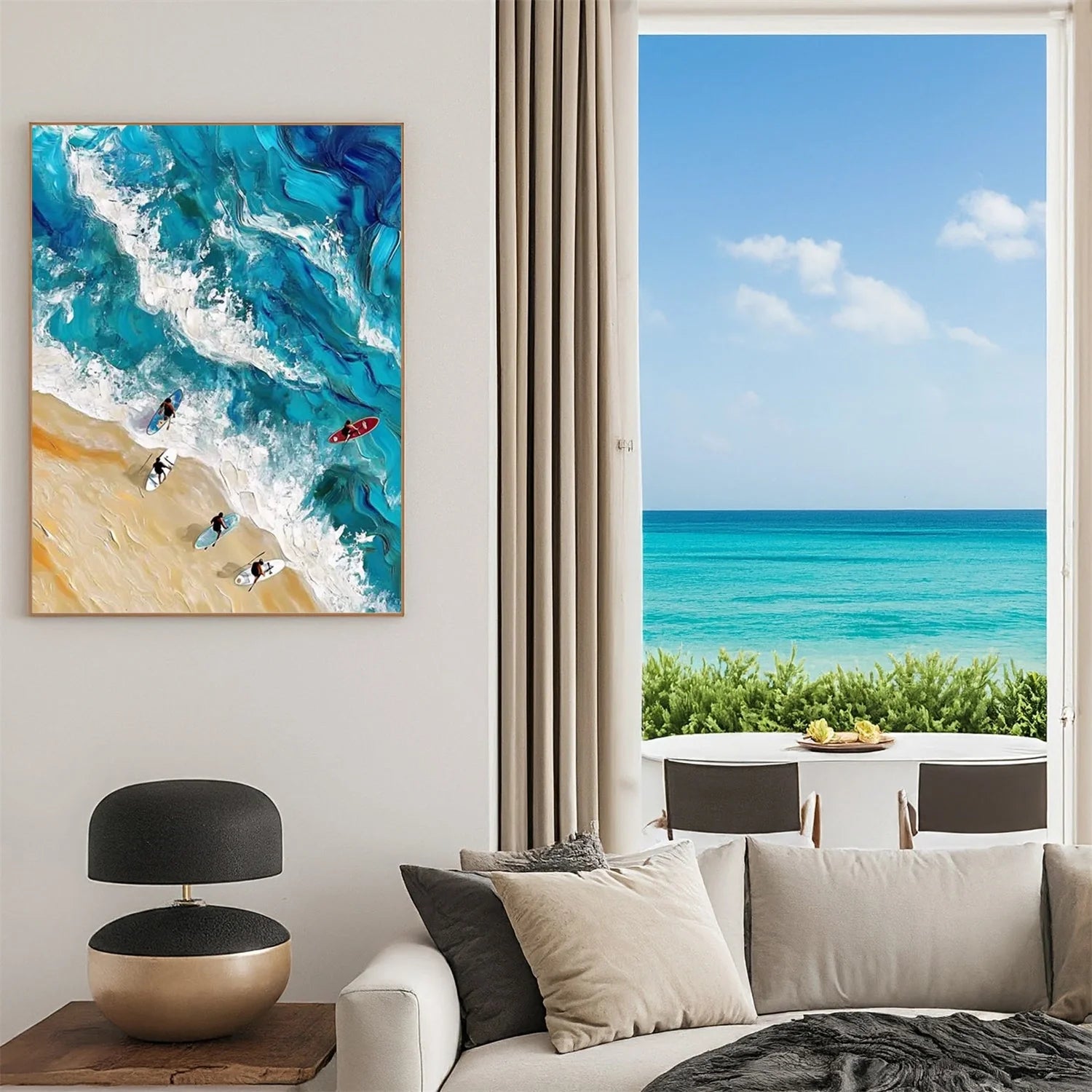 Swimming Sport Textured Wall Art #AS015