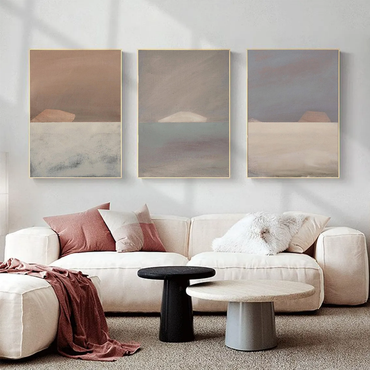 Abstract_Canvas Art Set of 3 #WA680