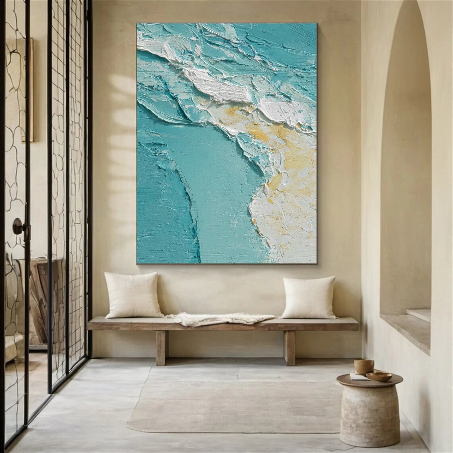Sea & Sky Abstract_Textured_Wall Art #SK150