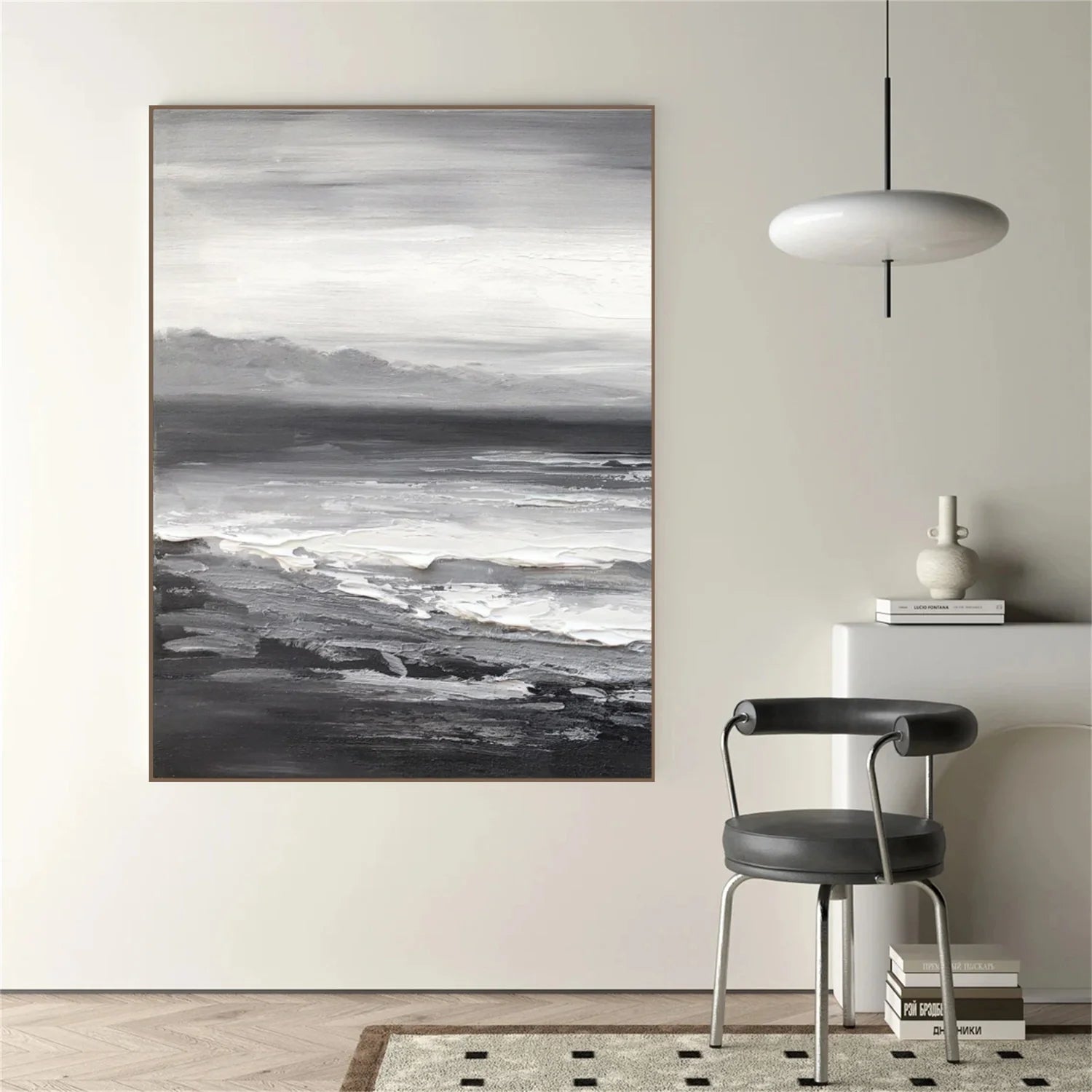 Sea & Sky Abstract_Textured_Wall Art #SK176