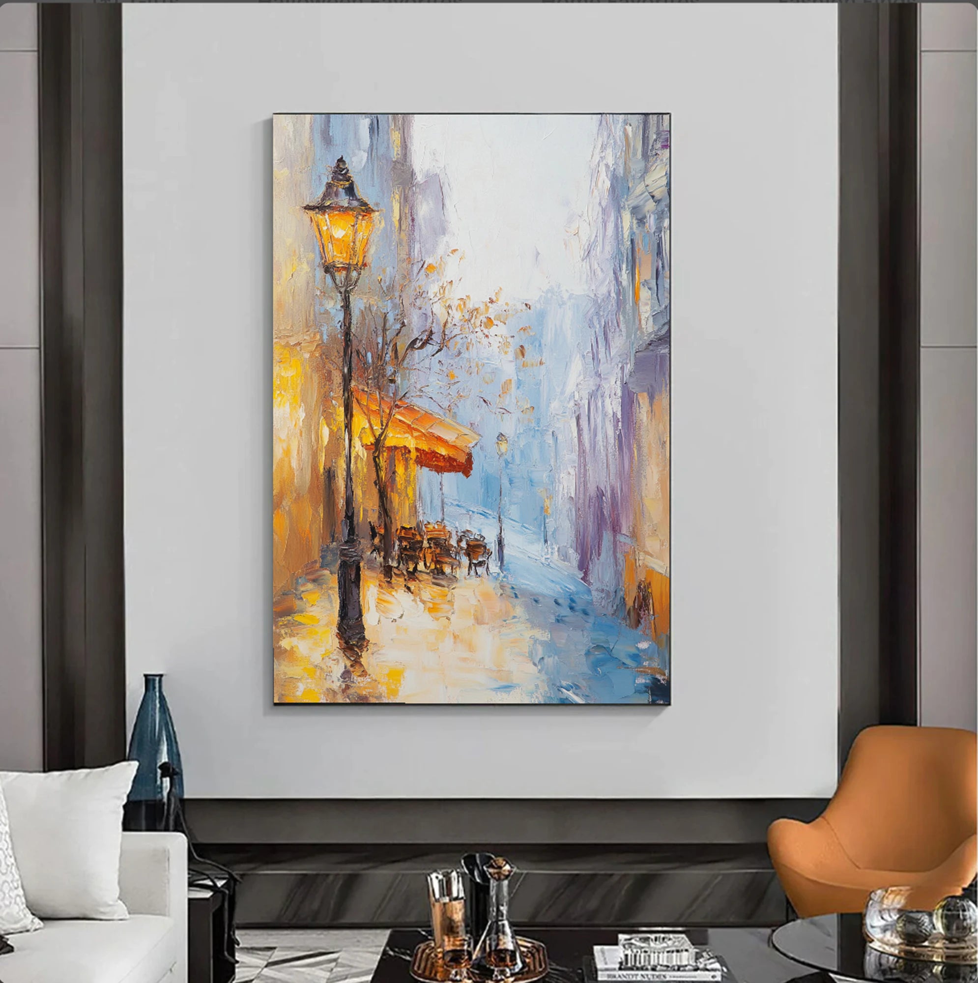 Impressionist Cityscape Wall Art #FJ674