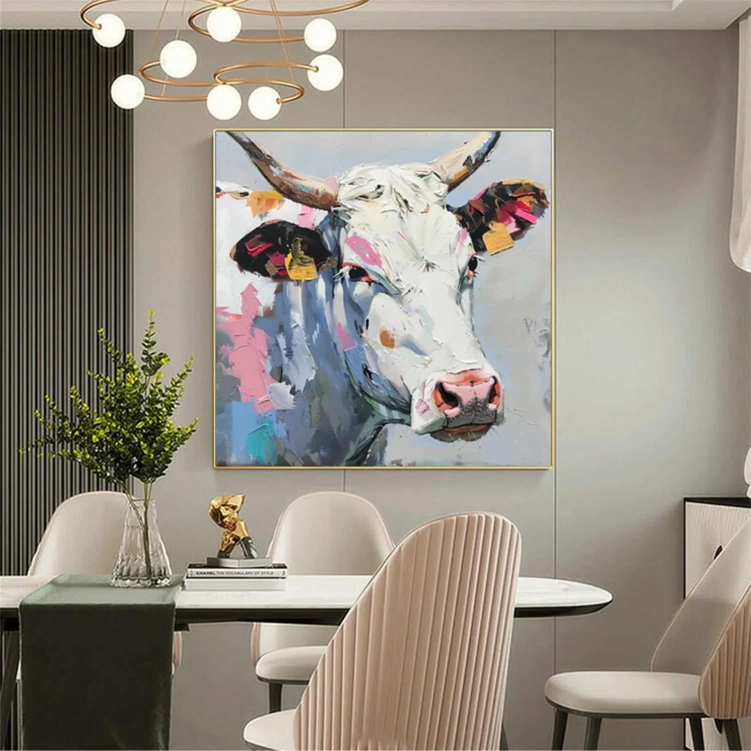 Colorful Abstract Animal Wall Art #AM093