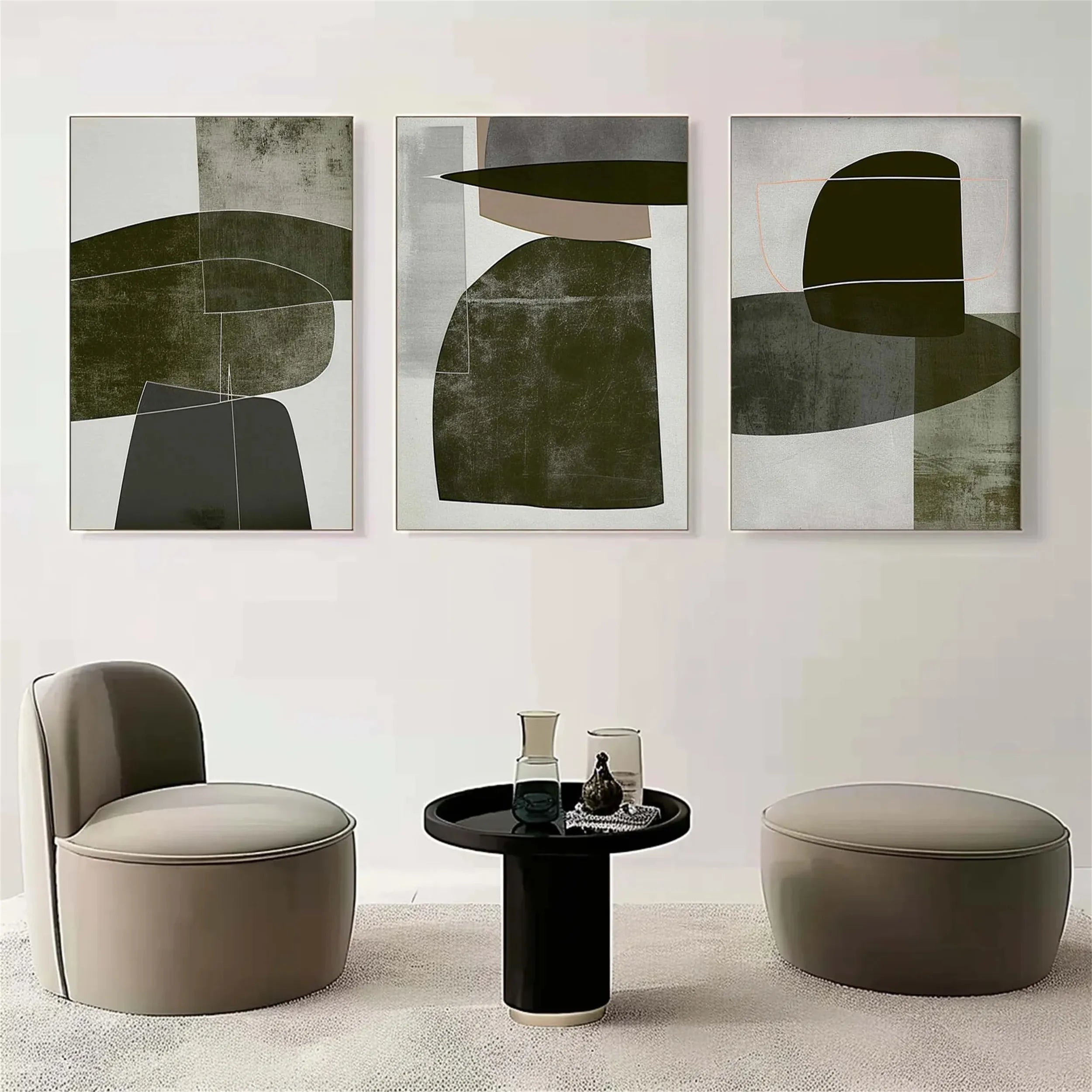 Abstract Tranquility Set of 3 #WA197
