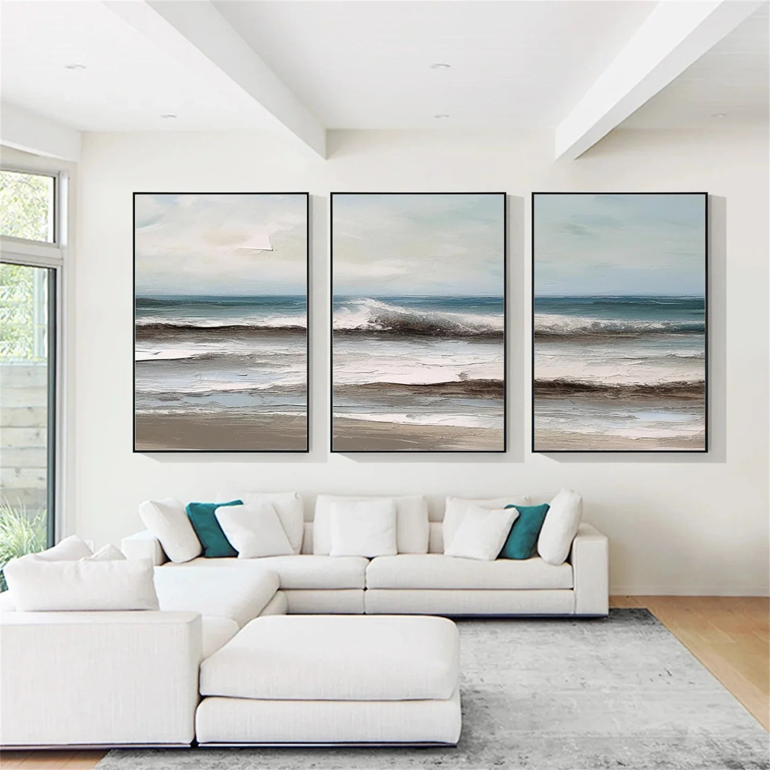Sea & Sky Textured Art Set of 3 #SK109