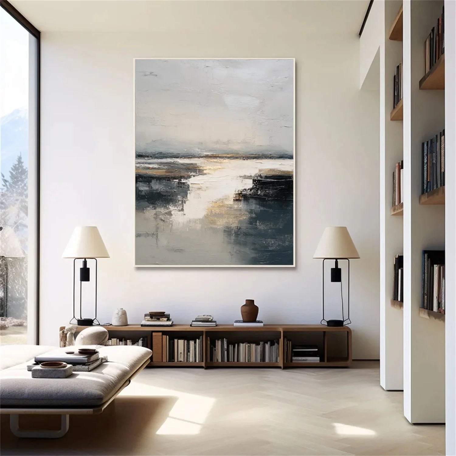 Abstract Canvas Art #WA843