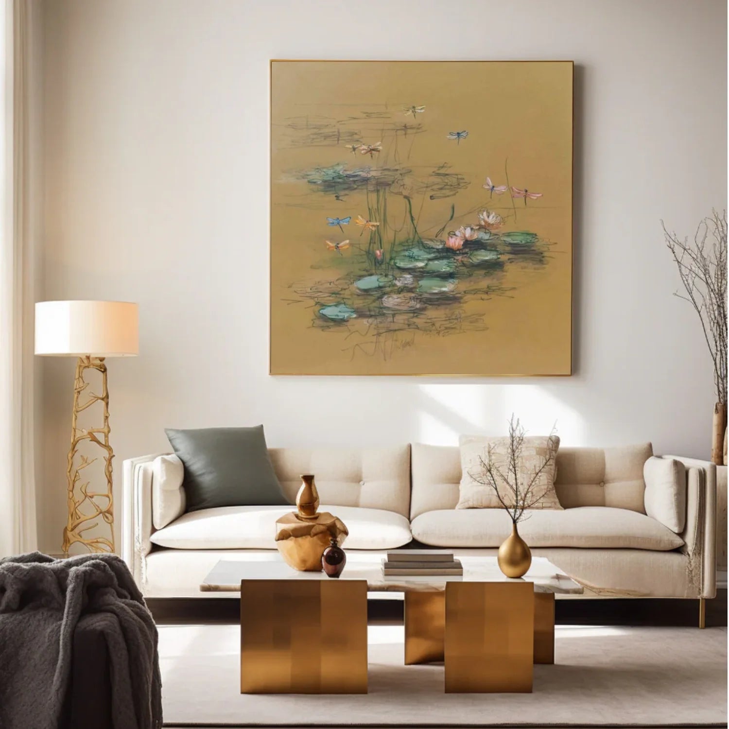 Flower & Tree Abstract_Wall Art #FT175