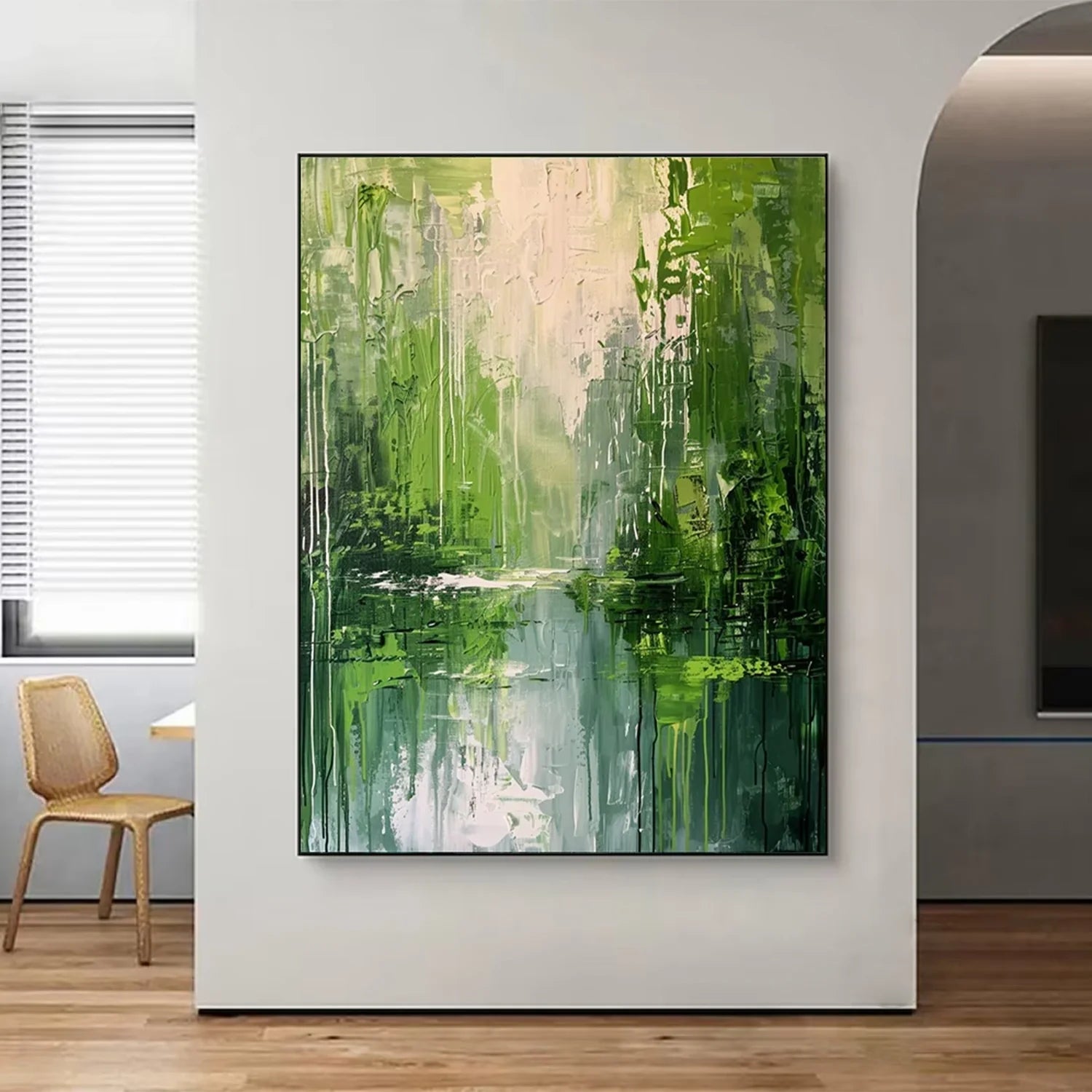 Tree Abstract Textured Wall Art #FT074