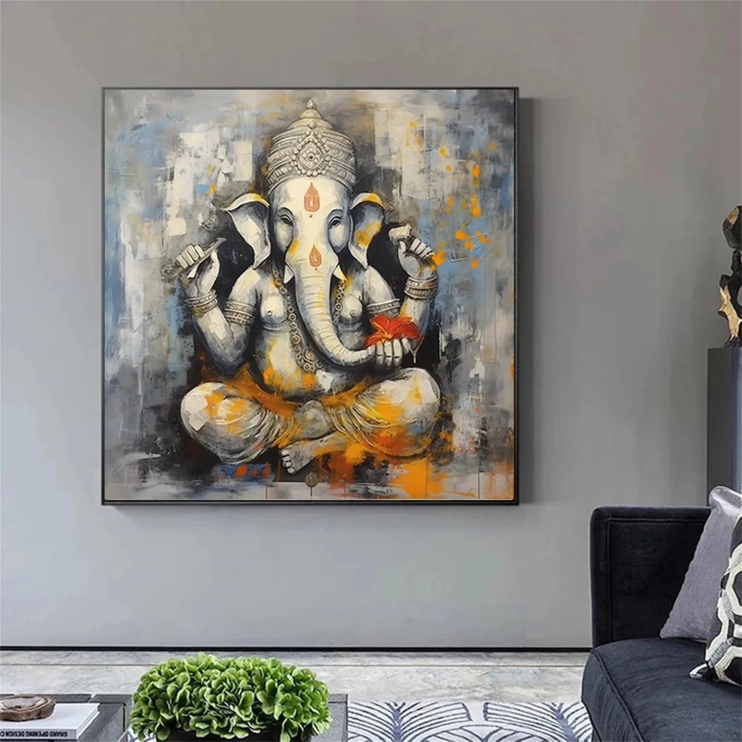 Colorful Abstract Animal Wall Art #AM061