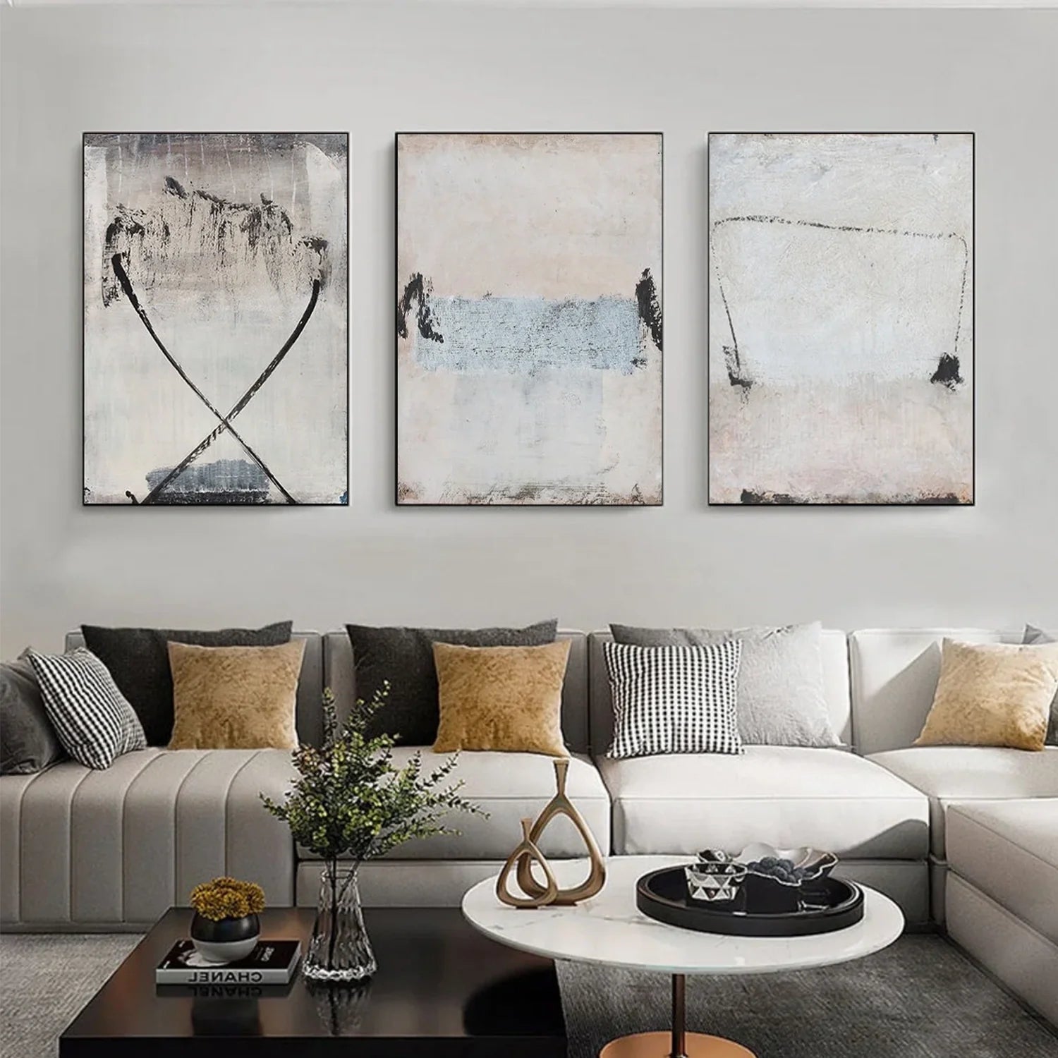 Wabi Sabi_Canvas Art Set of 3 #WA685