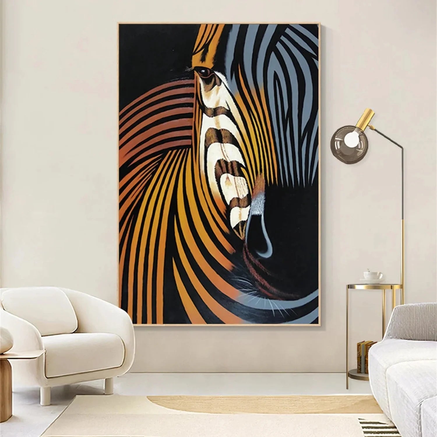 Colorful Abstract Animal Wall Art #AM067