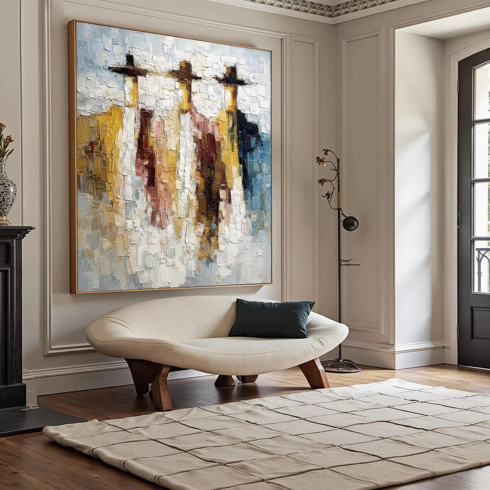 Contemporary Textured Wall Art #AB327