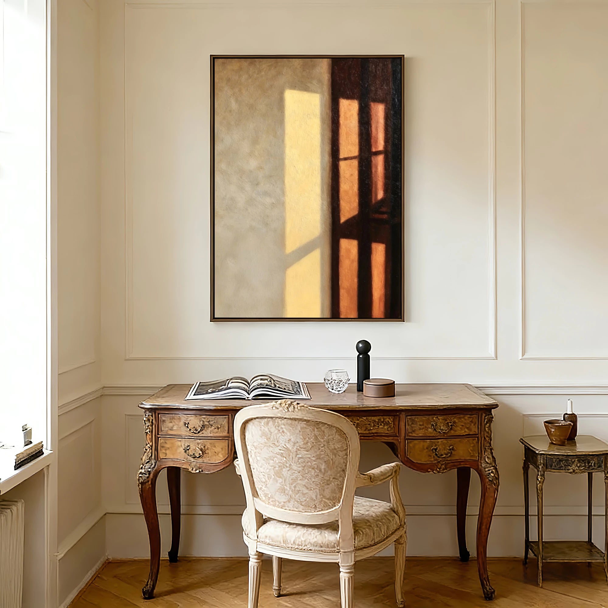 Warm Neutral Tone Minimalist Wall Art #MZ214