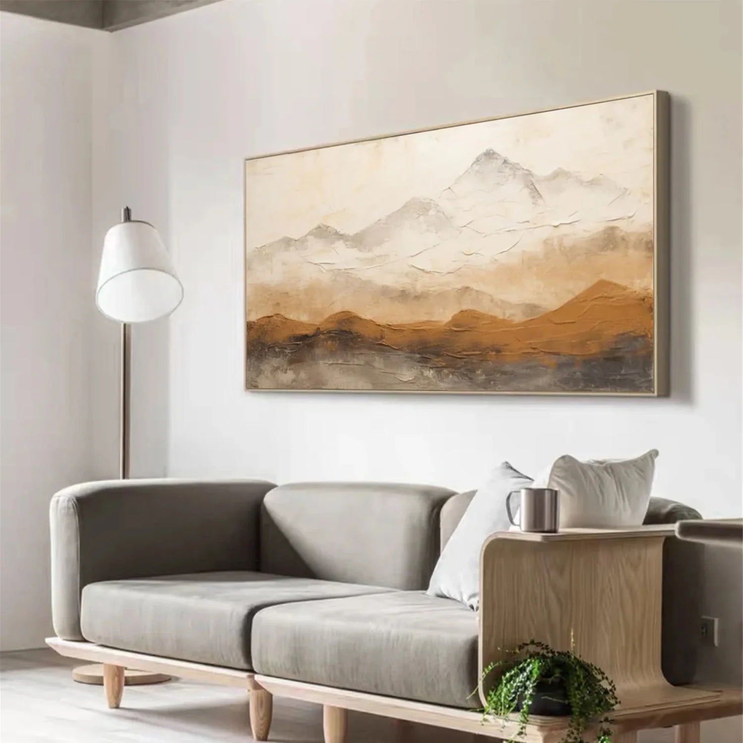 Minimalist Mountain Canvas Art #MD292