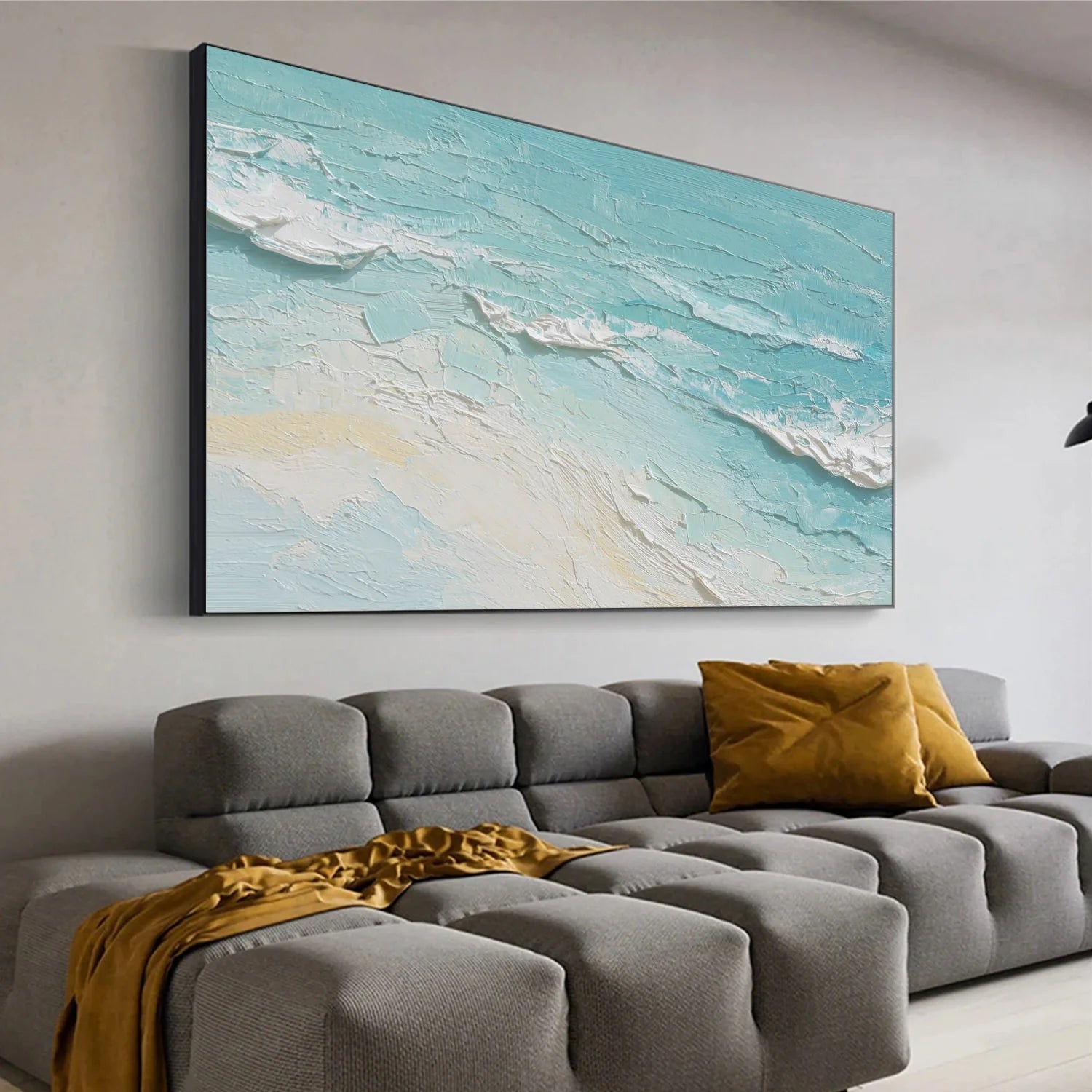 Sea & Sky Abstract_Textured_Wall Art #SK152