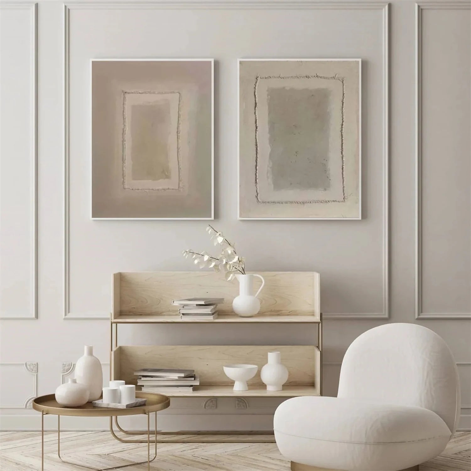 Wabi Sabi_Canvas Art Set of 2 #WA704