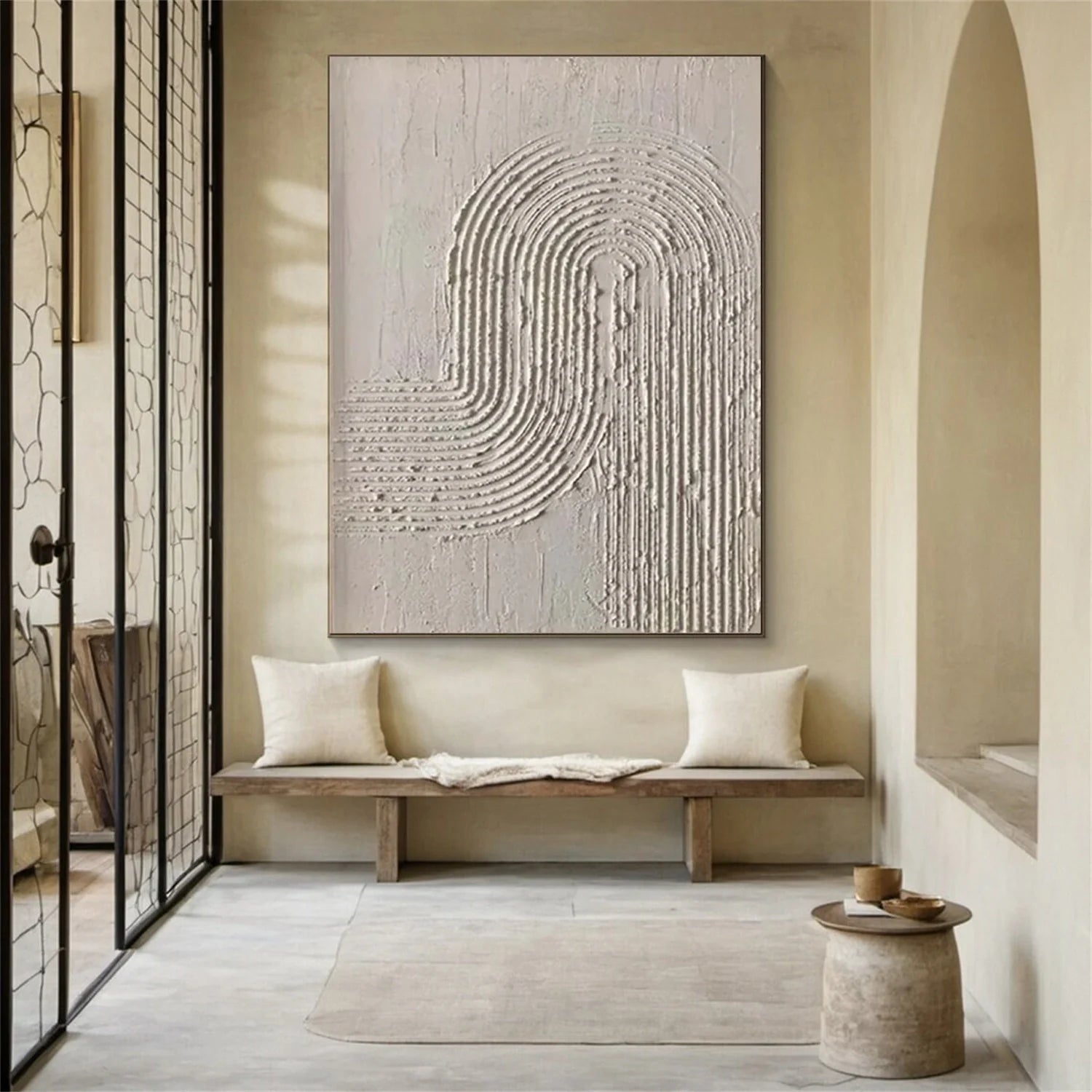 Minimalist Brown & Beige Art #MB030