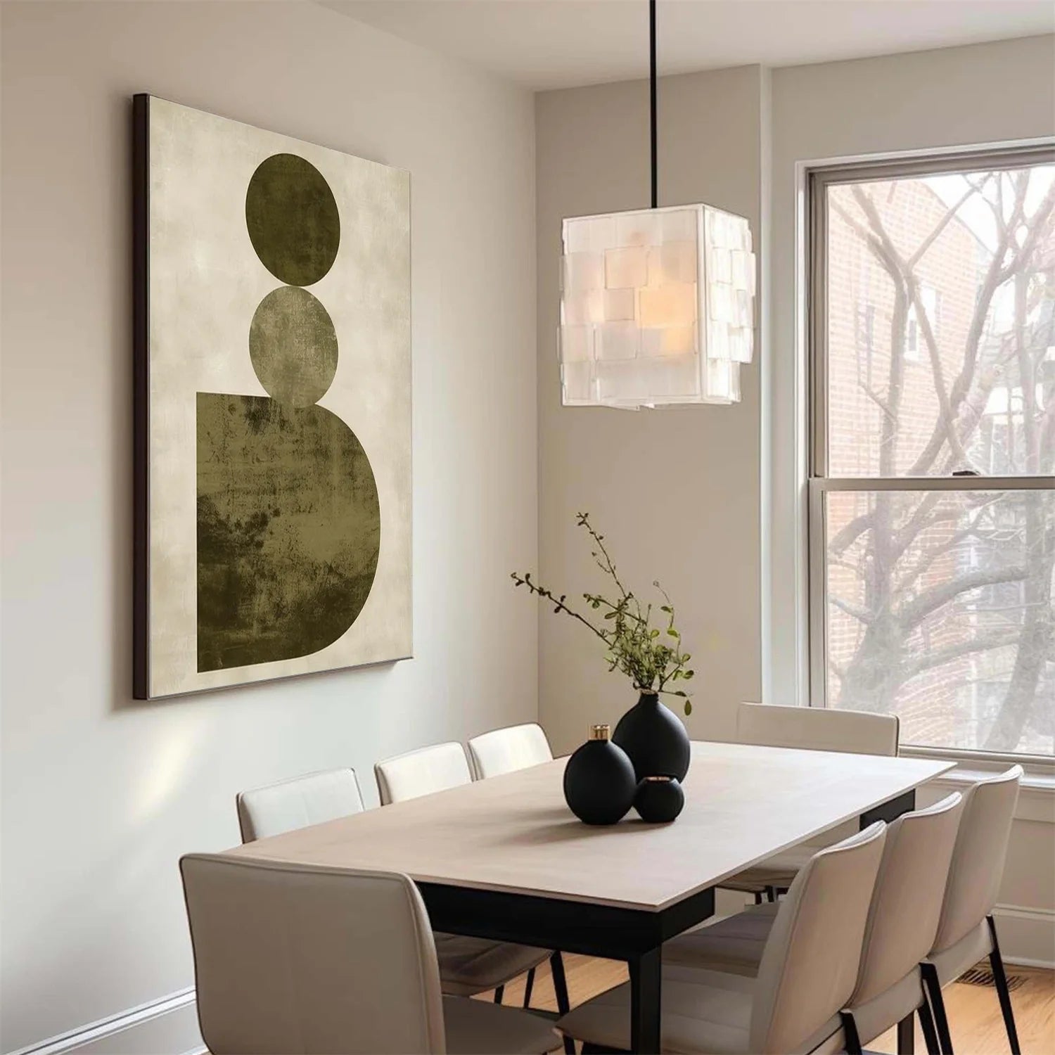 Abstract Canvas Art #WA744