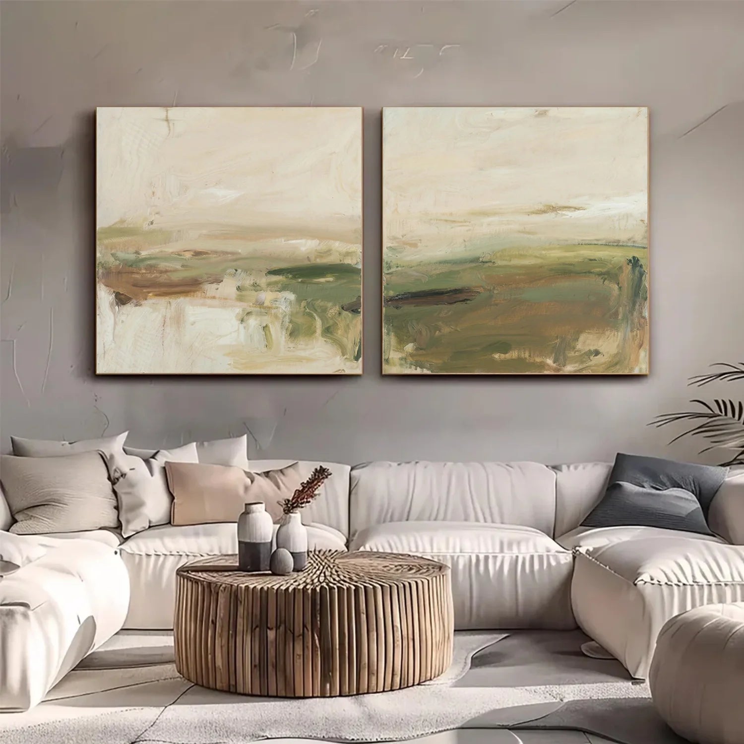 Wabi Sabi Canvas Art Set of 2 #WA757