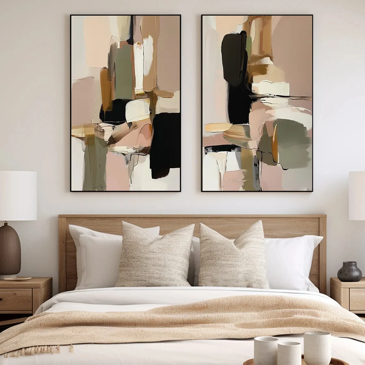 Abstract_Canvas Art Set of 2 #WA662