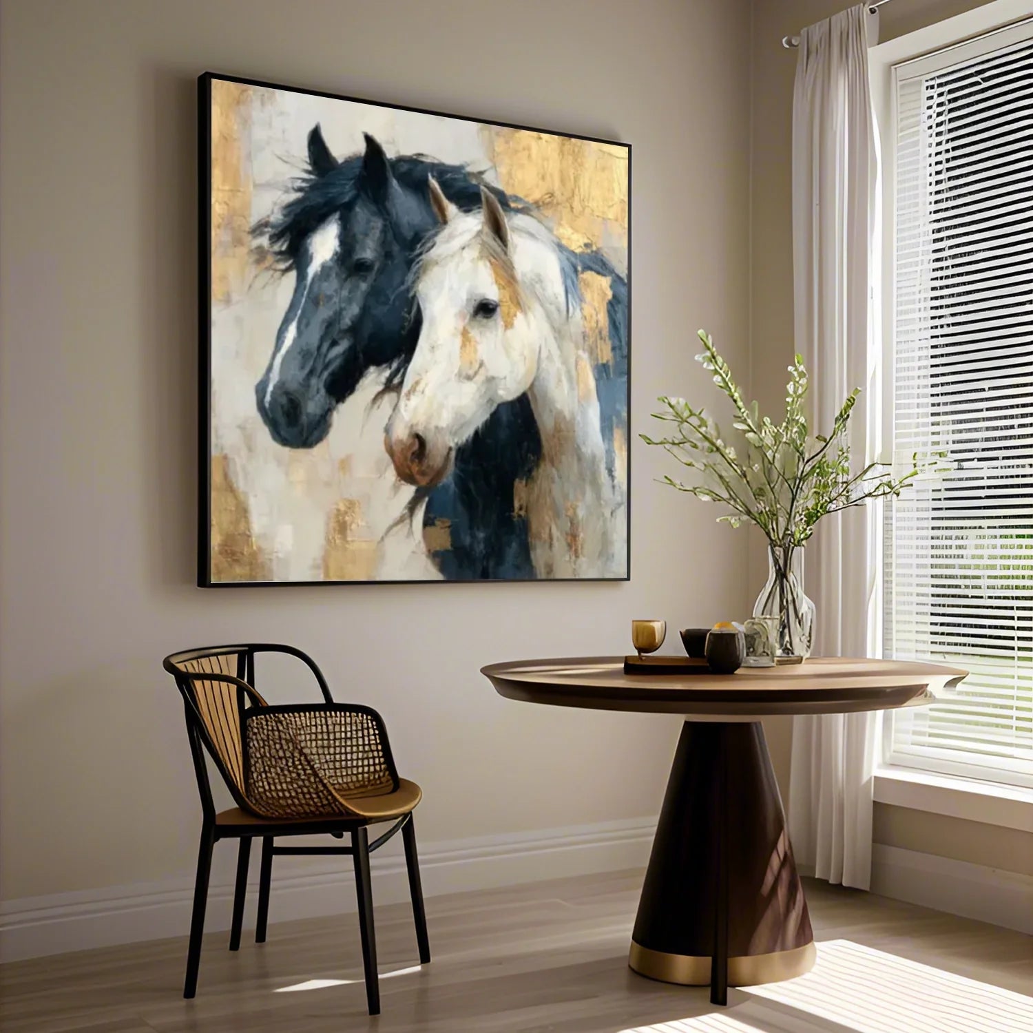 Abstract Animal Horse Wall Art #AM144