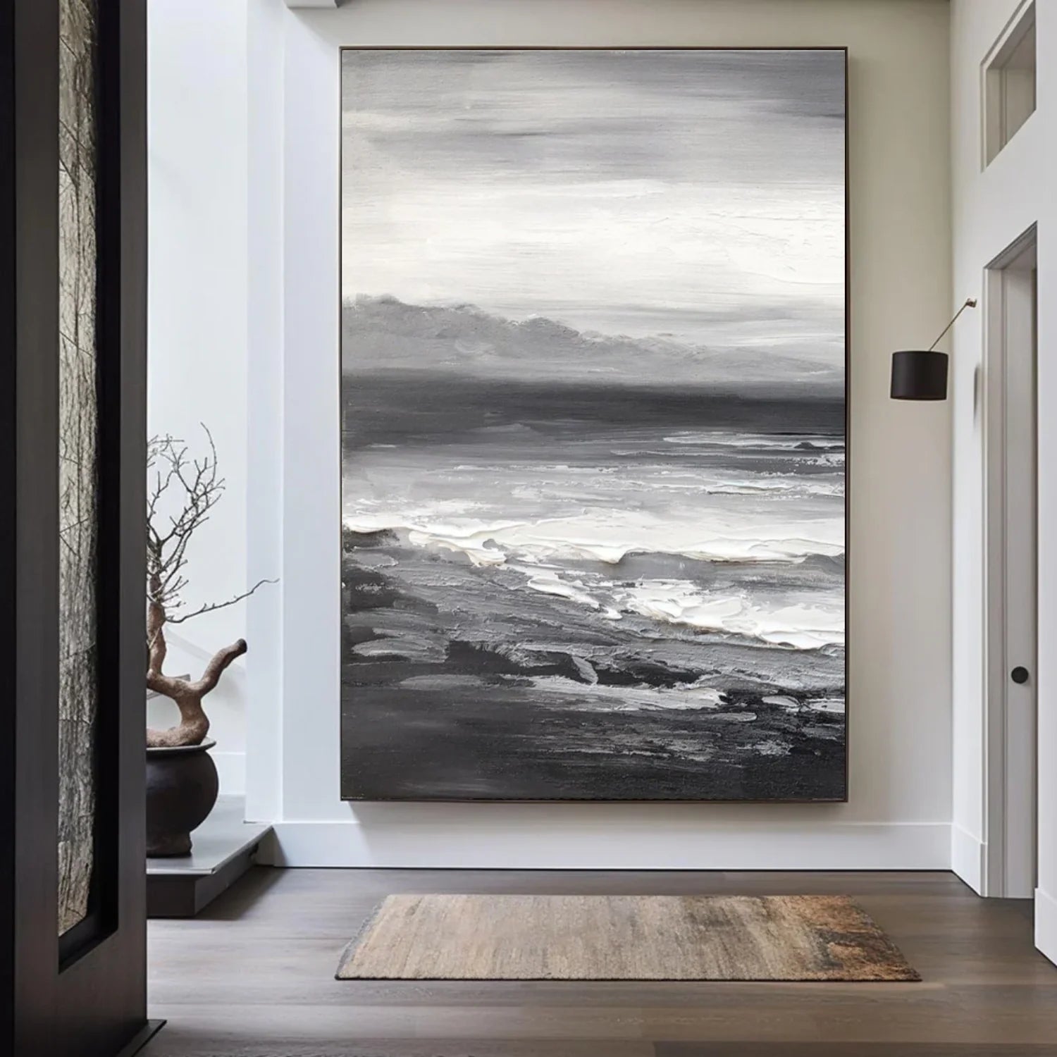 Sea & Sky Abstract_Textured_Wall Art #SK176