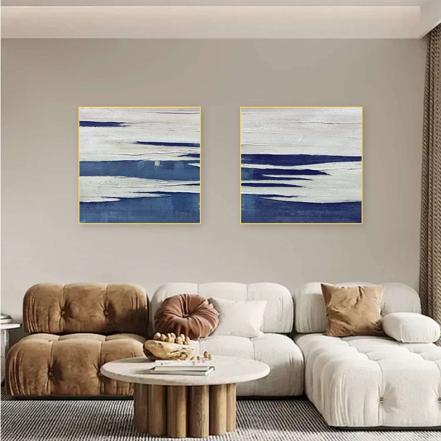 Abstract Canvas Art Set of 2 #WA633