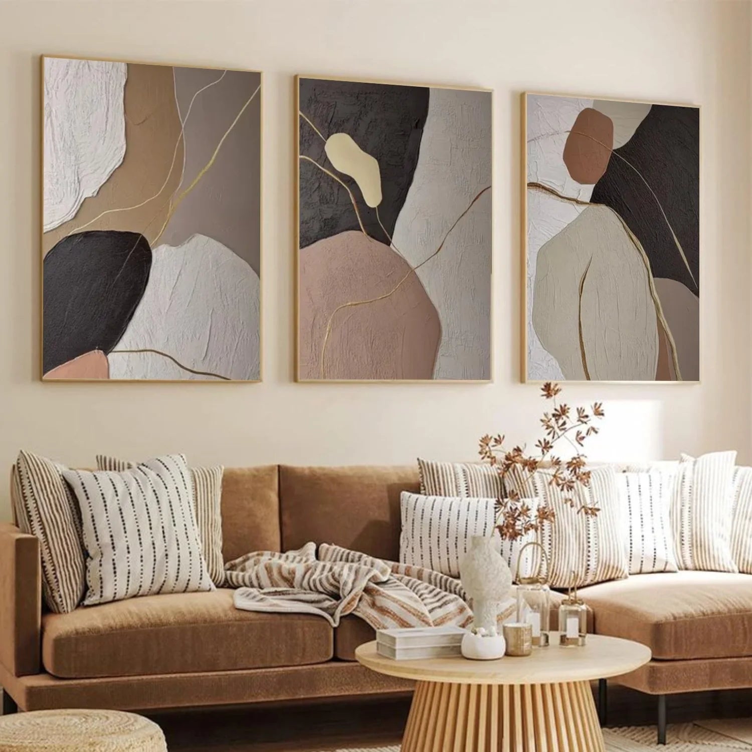 Abstract_Canvas Art Set of 3 #WA803