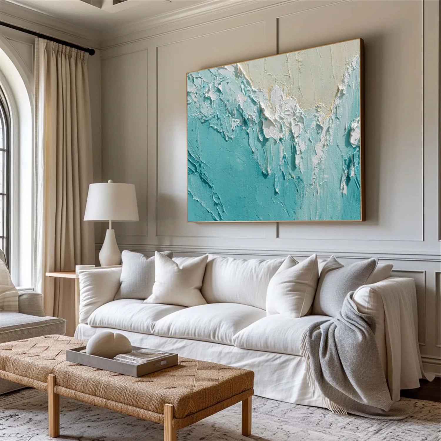 Sea & Sky Abstract_Textured_Wall Art #SK151