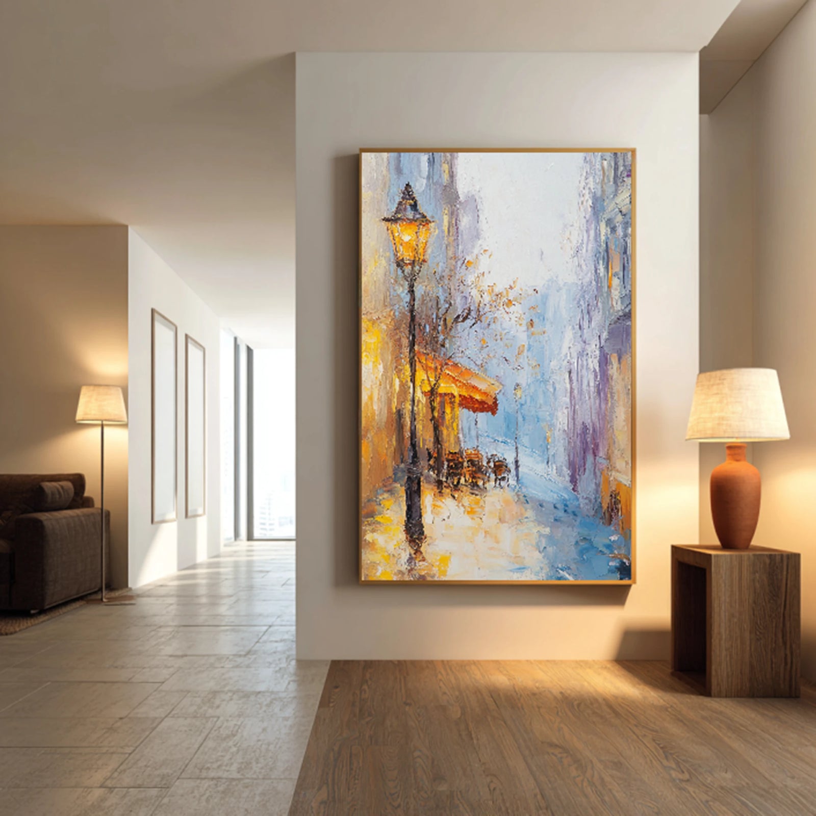 Impressionist Cityscape Wall Art #FJ674