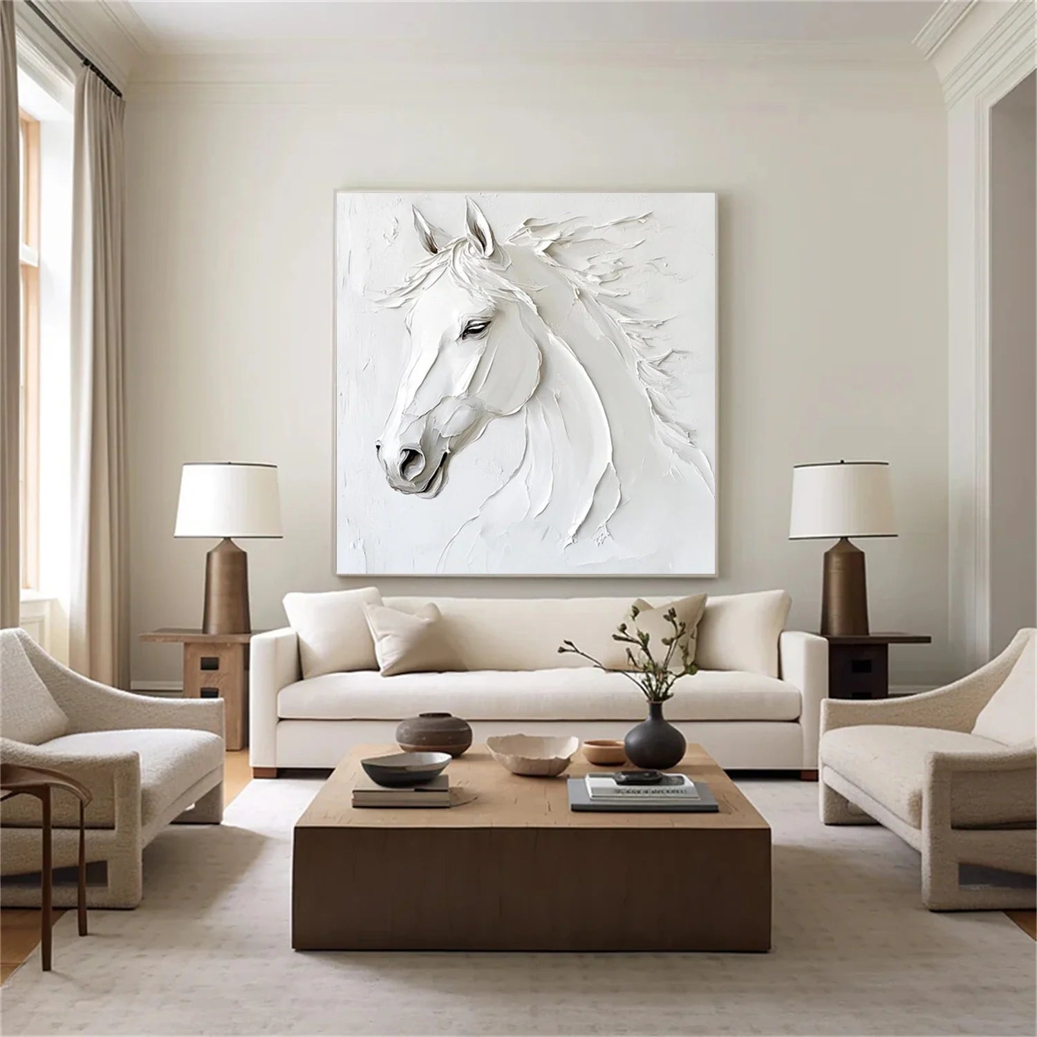 Abstract Animal Horse Wall Art #AM107