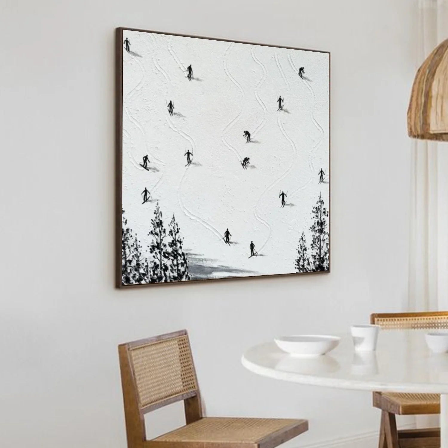 Skiing Sport Wall Art #AS060