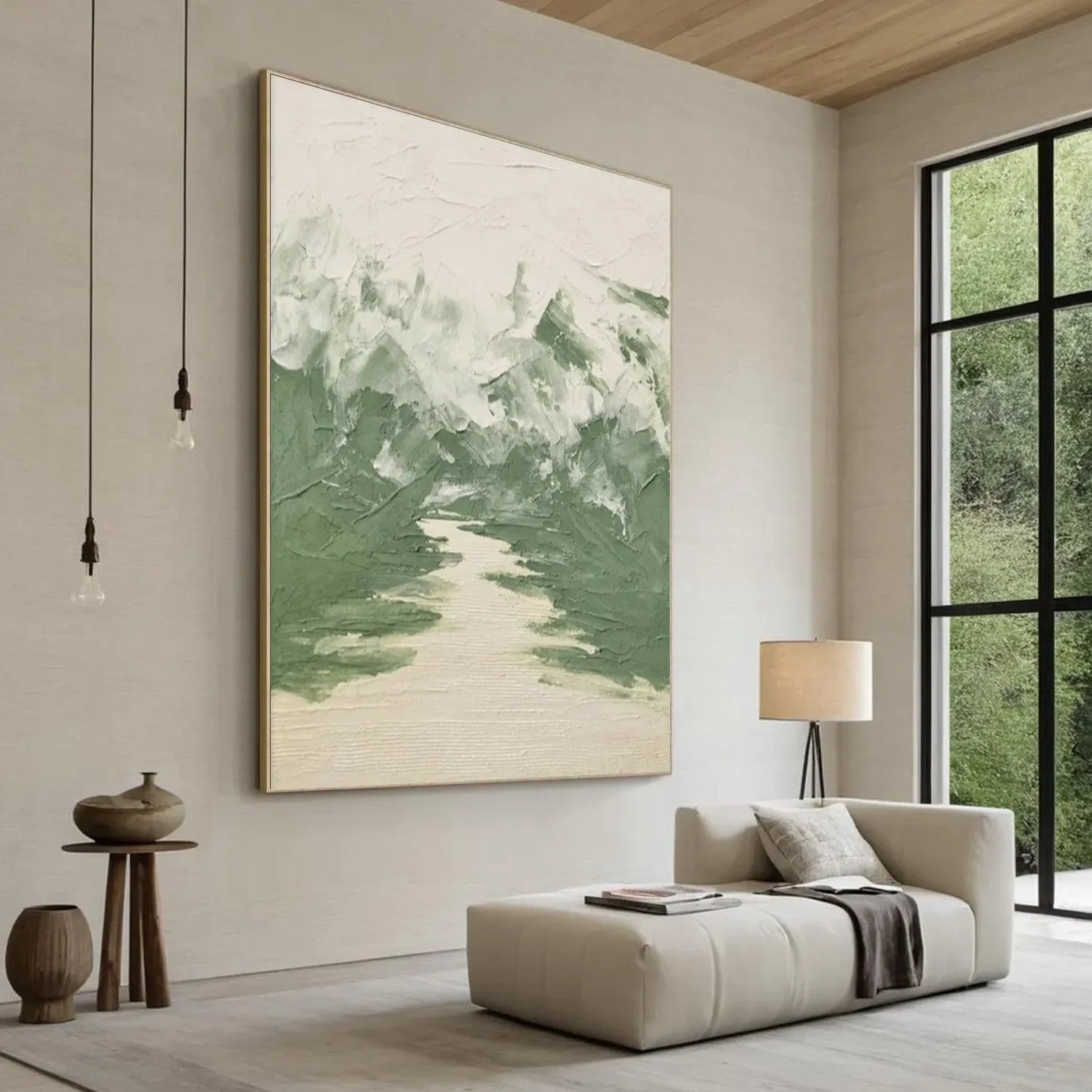 Minimalist Mountain Canvas Art #MD293