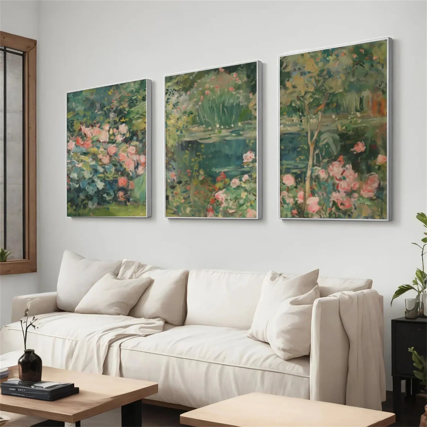 Flower & Tree Abstract_Wall Art Set of 3 #FT173