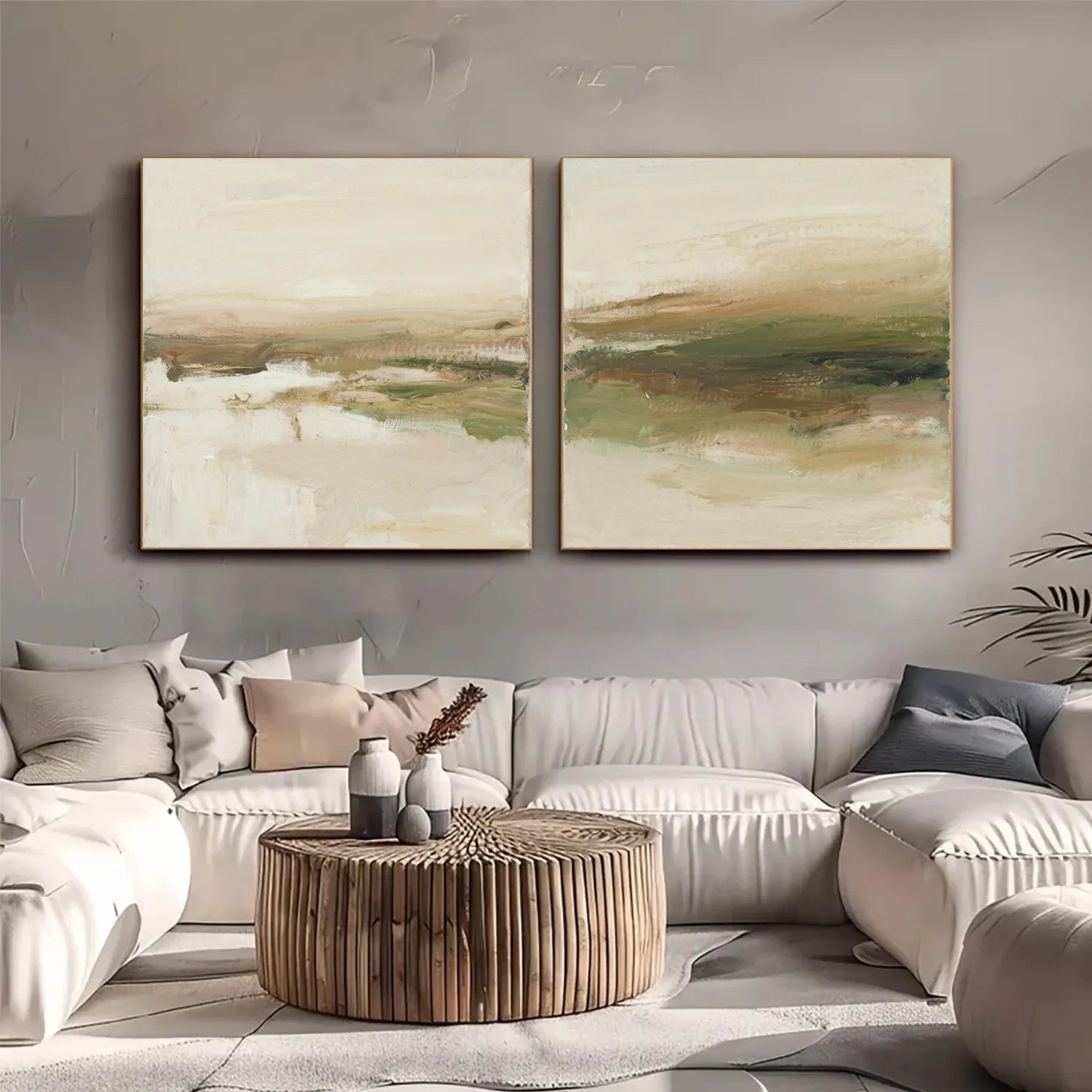 Wabi Sabi Canvas Art Set of 2 #WA756