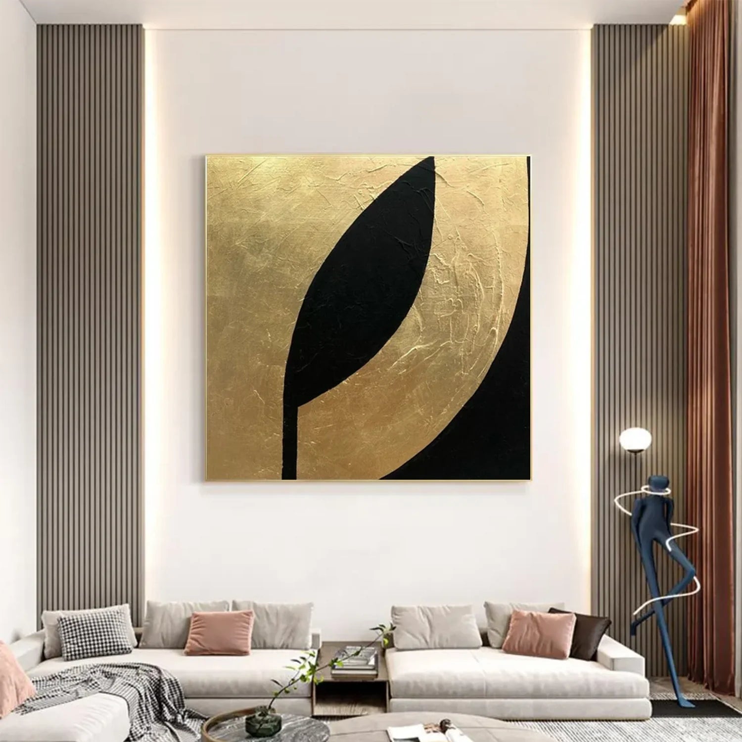 Black Minimalist_Canvas Art #MZ110