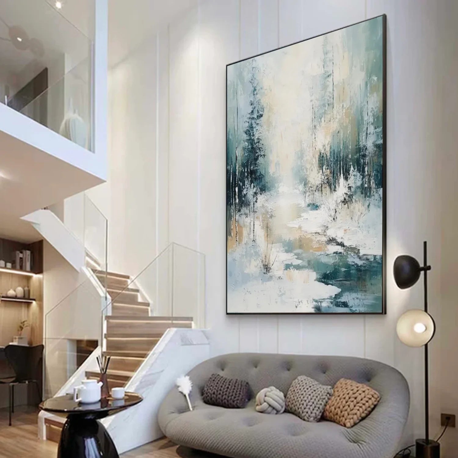 Flower & Tree Abstract_Wall Art #FT159