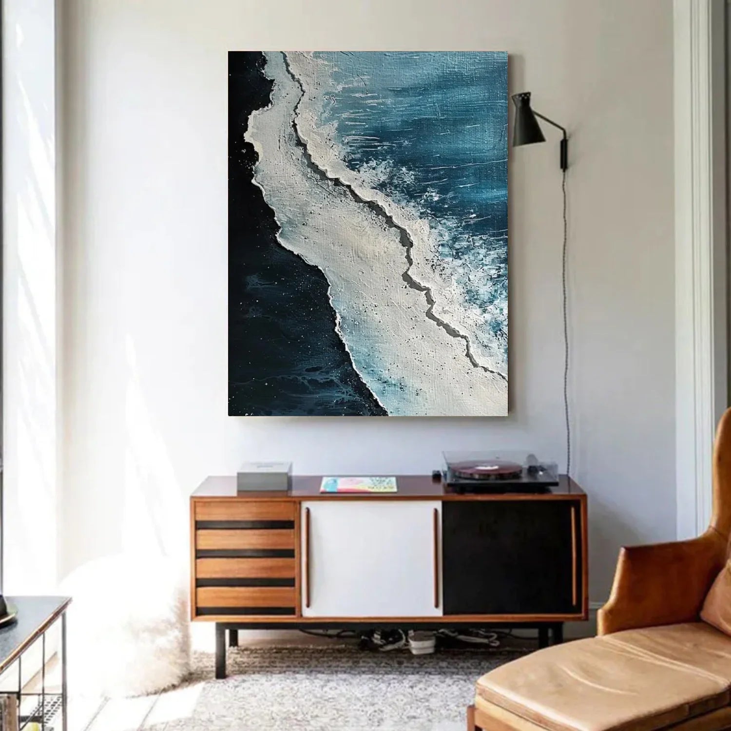 Sea & Sky Abstract_Textured_Wall Art #SK172