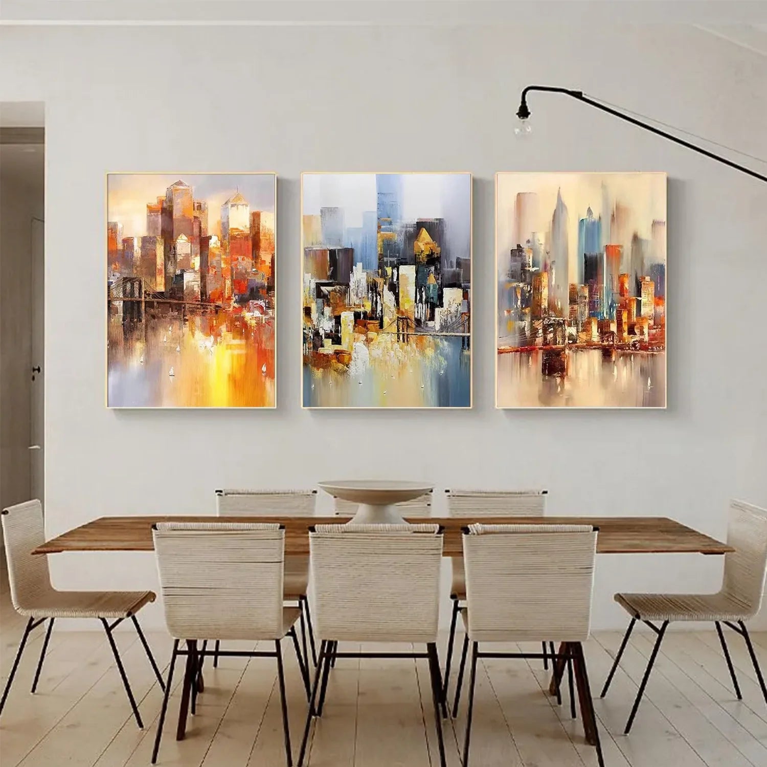 Abstract_Canvas Art Set of 3 #WA679