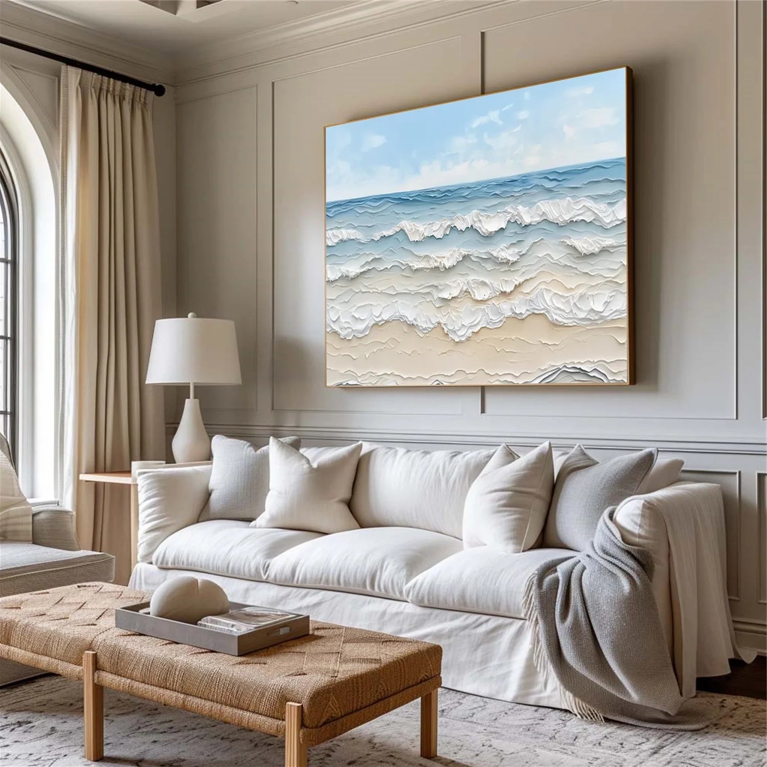 Sea & Sky Abstract_Textured_Wall Art #SK131