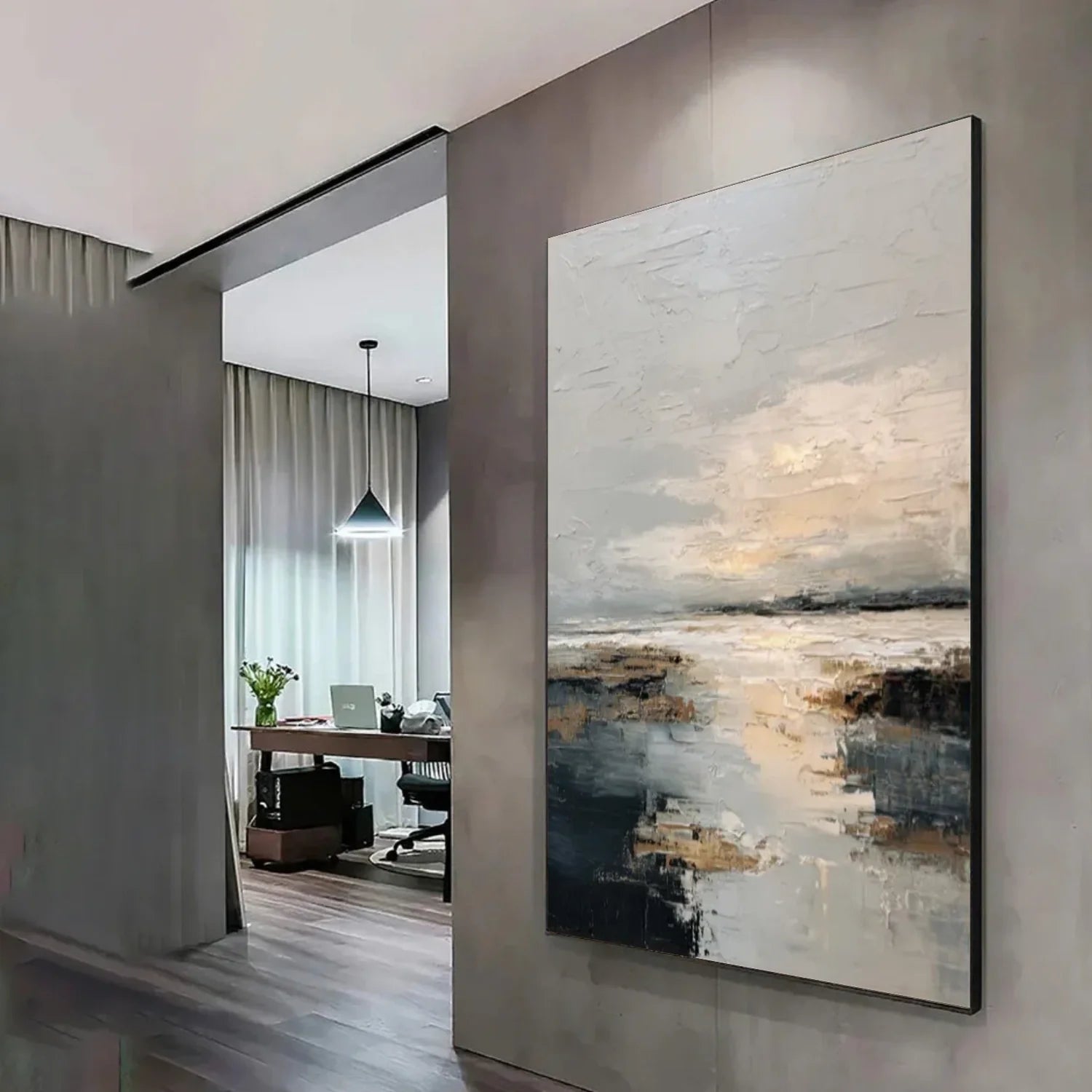 Abstract Canvas Art #WA844