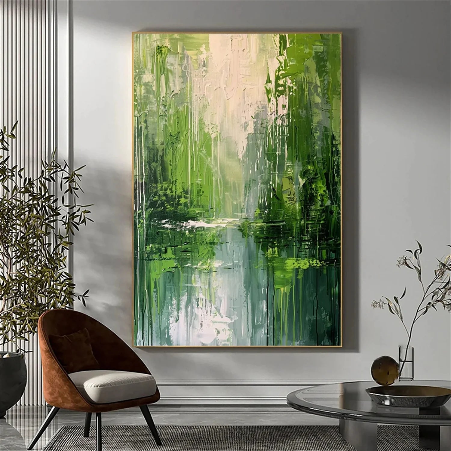 Tree Abstract Textured Wall Art #FT074