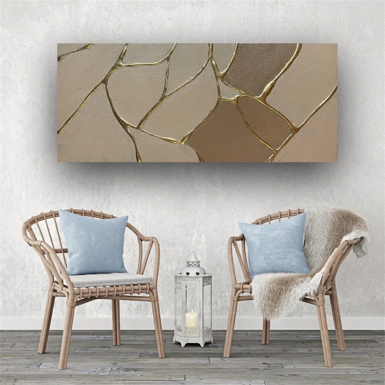 Minimalist Brown & Beige Art #MB021