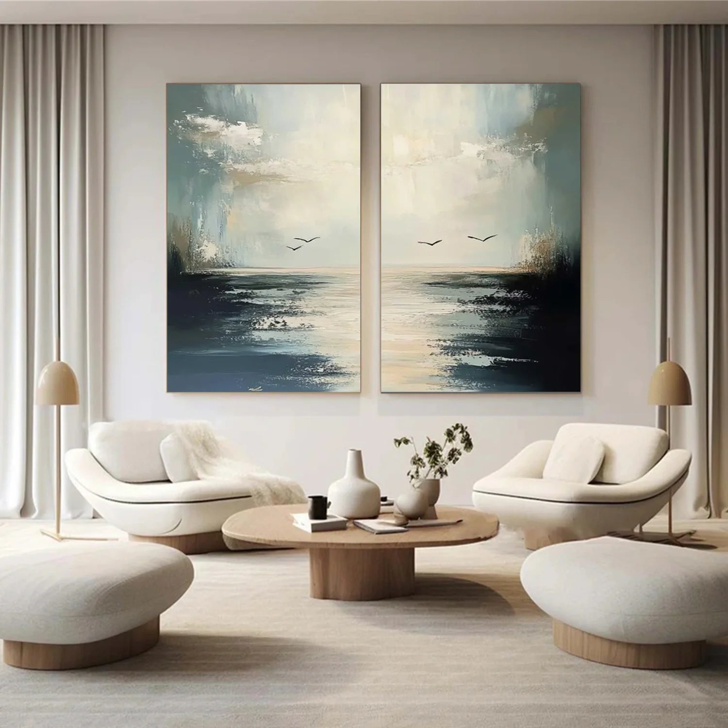 Sea & Sky Abstract_Wall Art #SK129