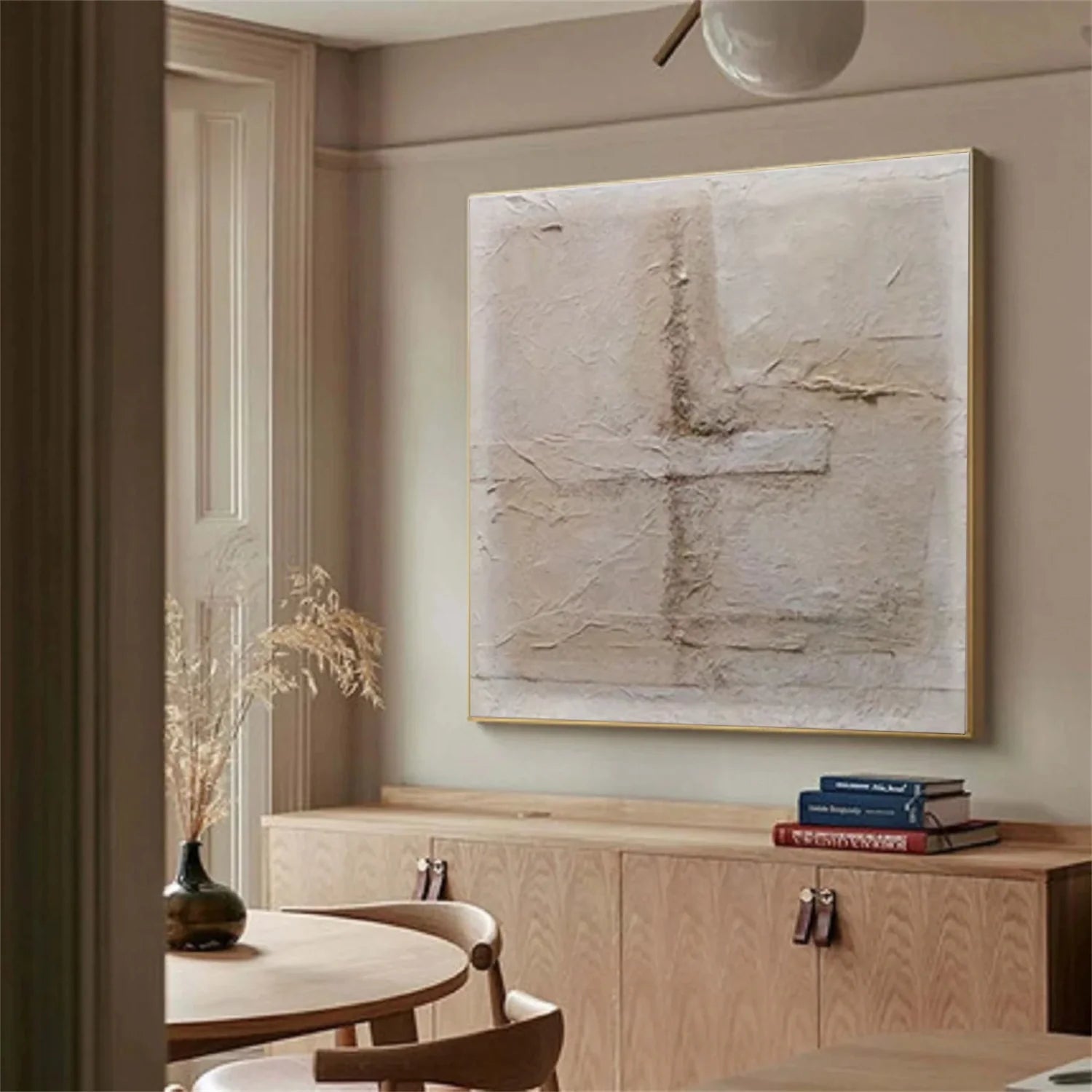 Wabi Sabi Textured Canvas Art #WA825