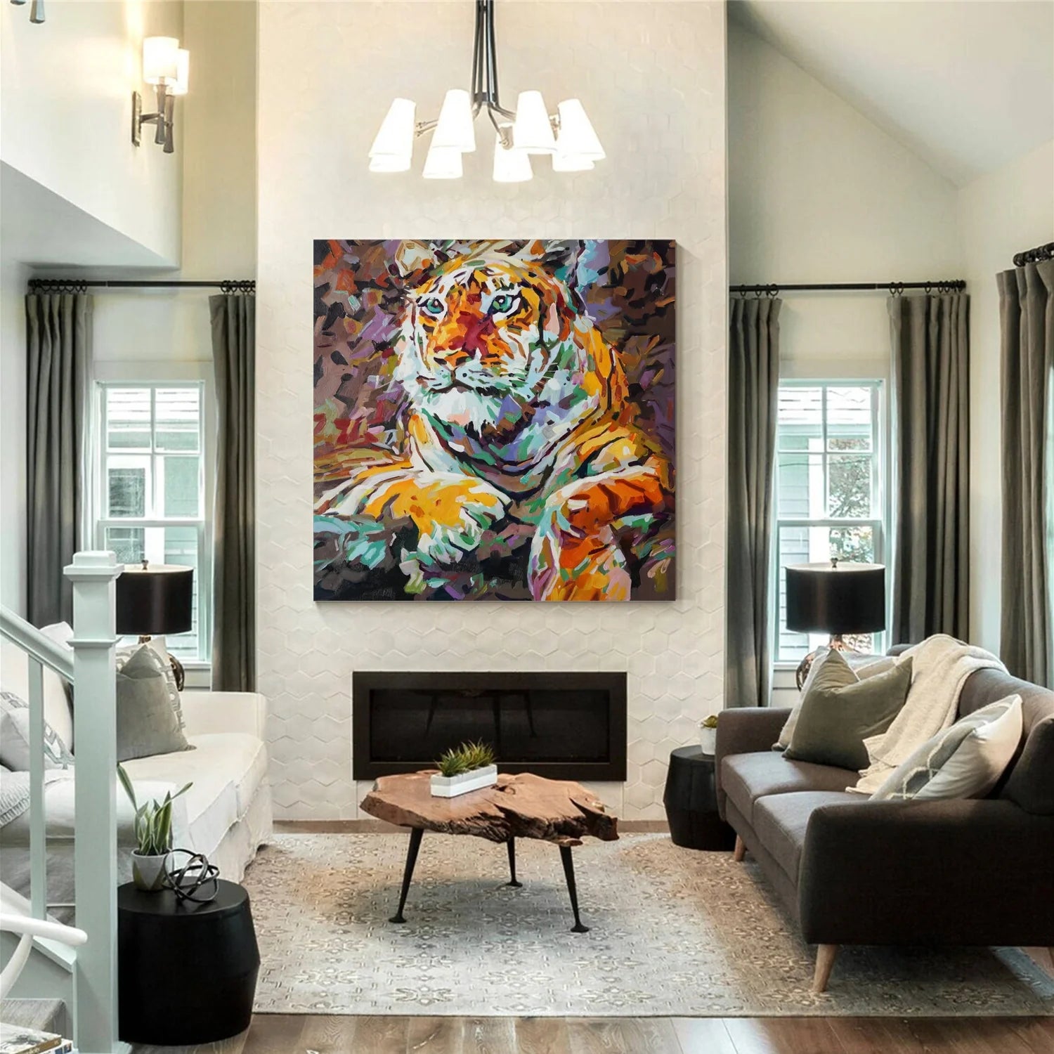 Abstract Animal Wall Art #AM108