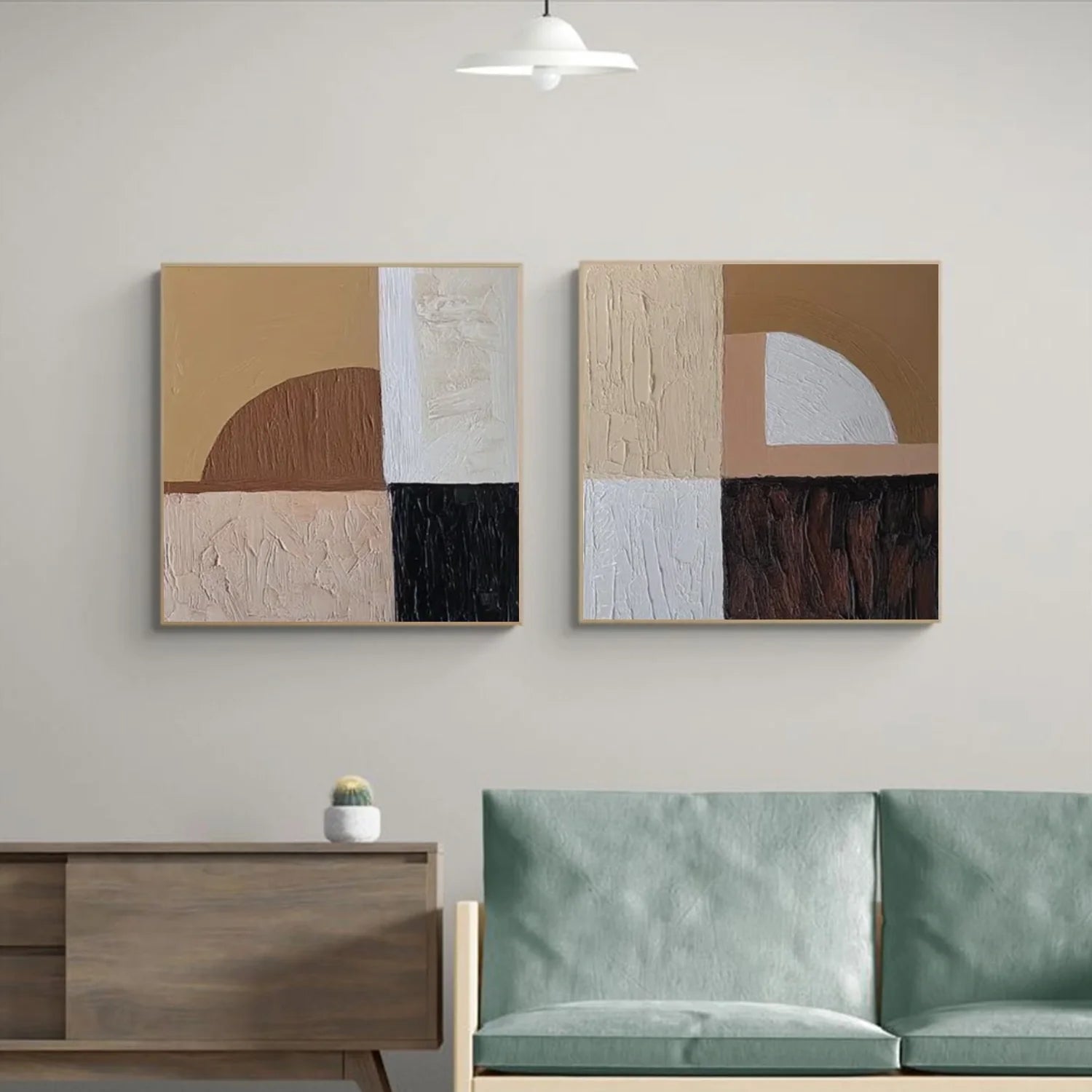 Abstract_Canvas Art Set of 2 #WA806