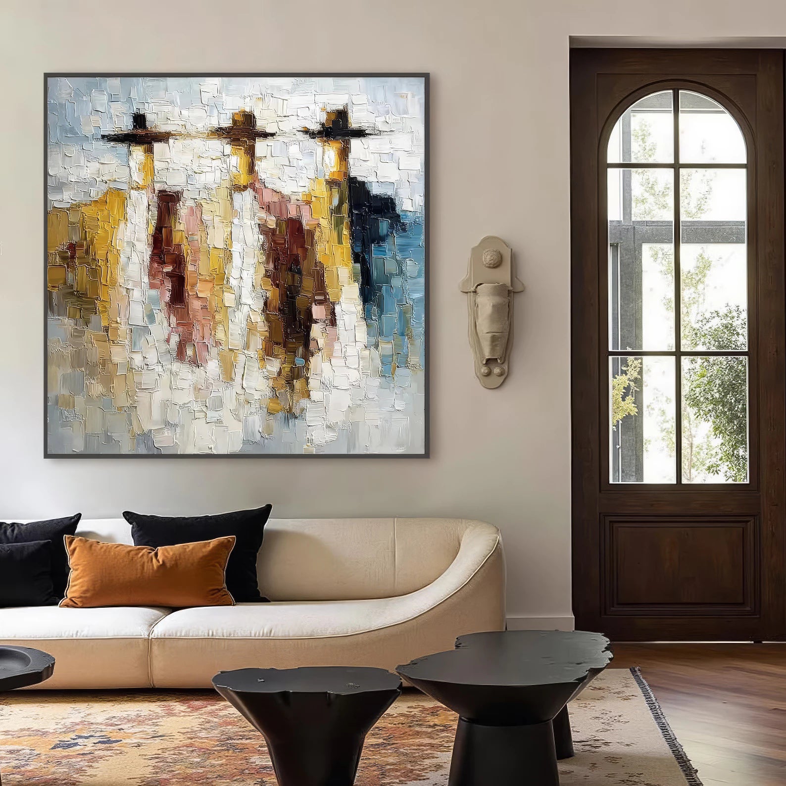 Contemporary Textured Wall Art #AB327
