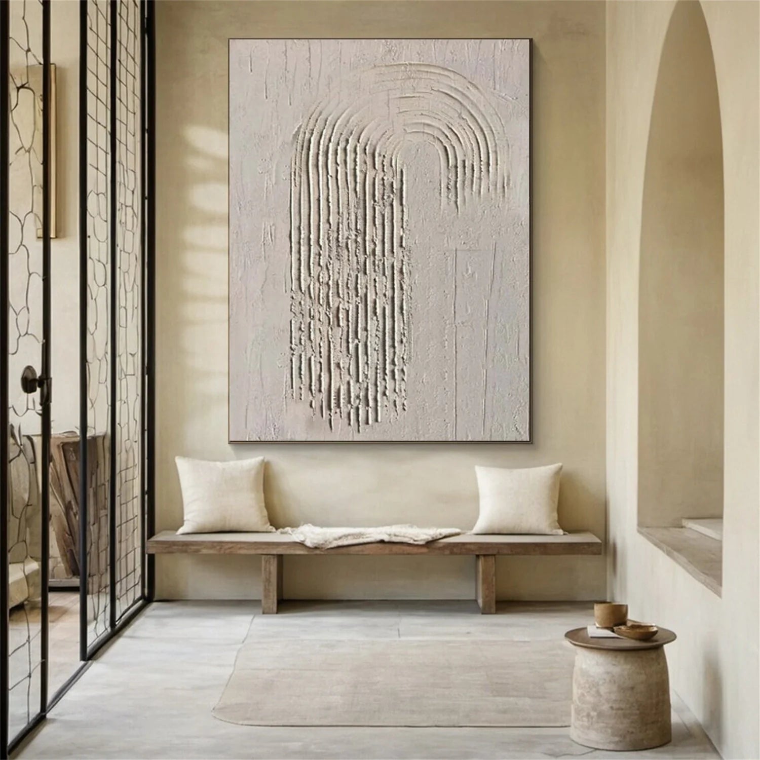 Minimalist Brown & Beige Art #MB006