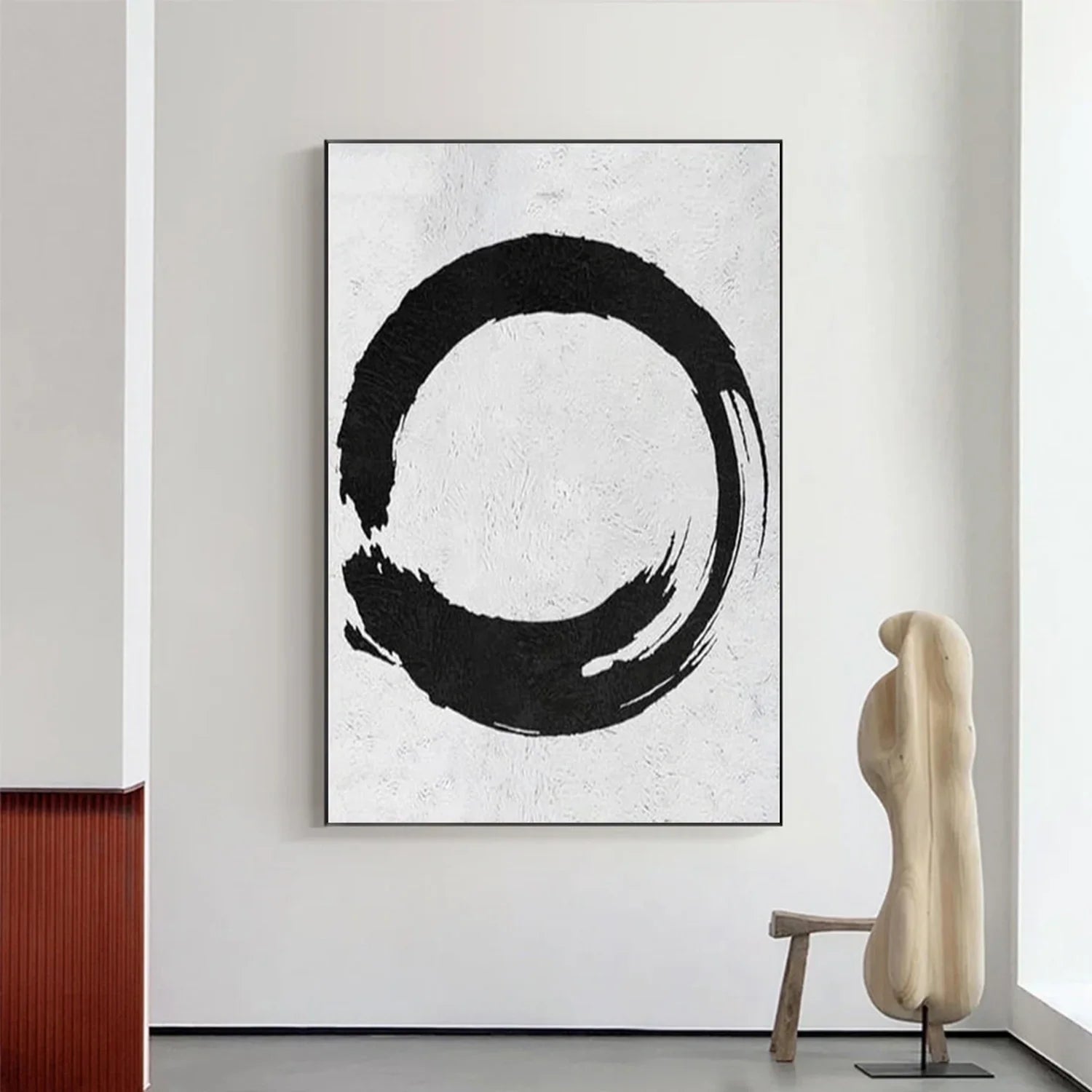 Black and White Minimalist_Canvas Art #MZ113
