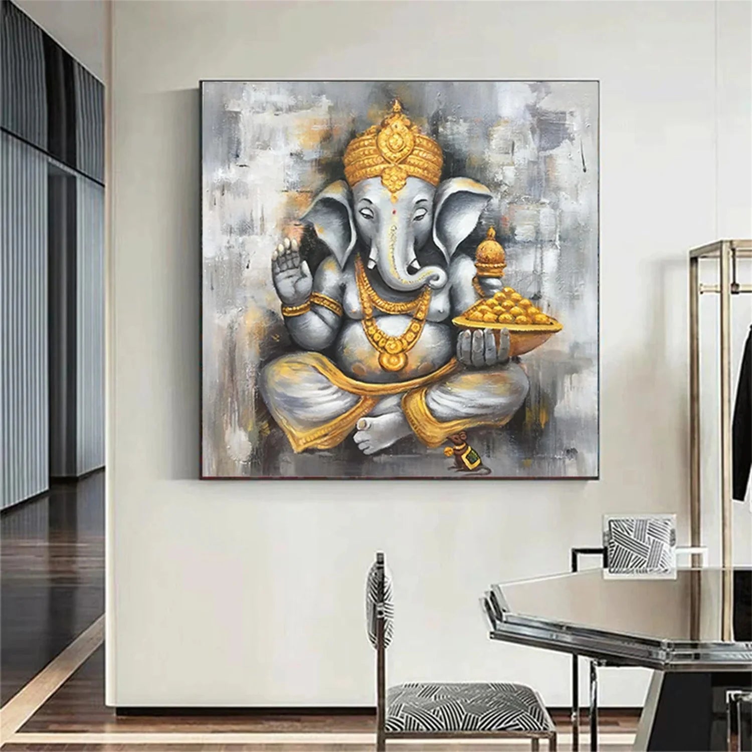 Colorful Abstract Animal Wall Art #AM060